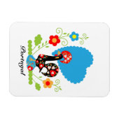 Portugese rooster magneet (Horizontaal)