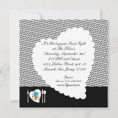 Portugese rooster met zwarte haarstaartstippen kaart (Achterkant)