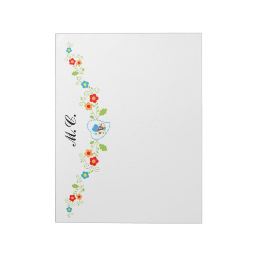 Portugese rooster notitieblok (Linkerzijde)