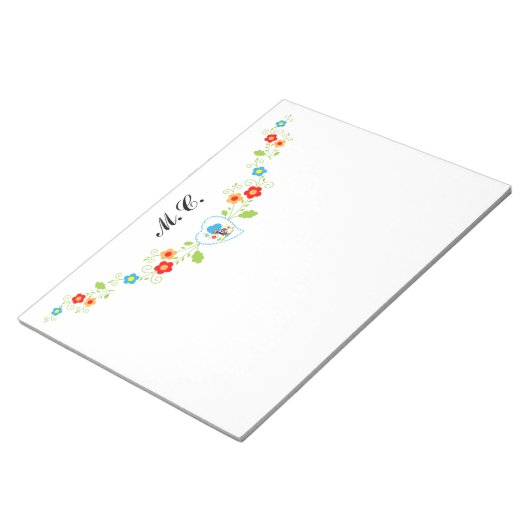 Portugese rooster notitieblok (Schuin)