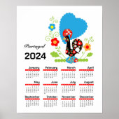 Portugese rooster poster (Voorkant)