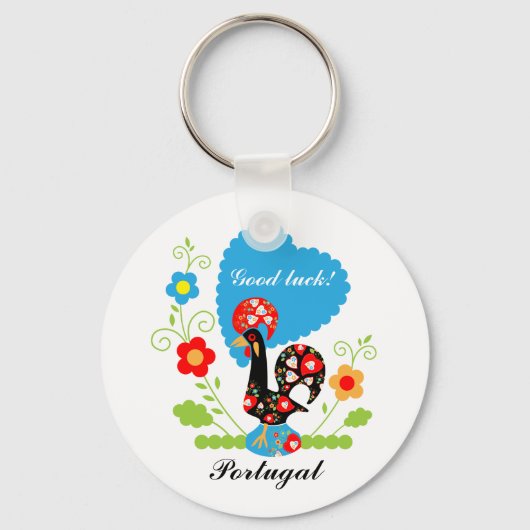 Portugese rooster sleutelhanger (Voorkant)