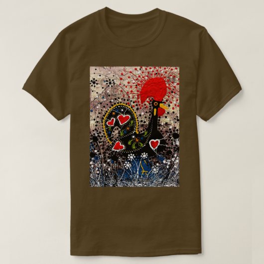 Portugese rooster t-shirt (Design voorkant)