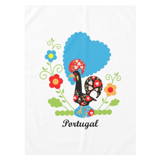 Portugese rooster tafelkleed (Voorkant)