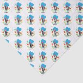 Portugese rooster tissuepapier (Detail)