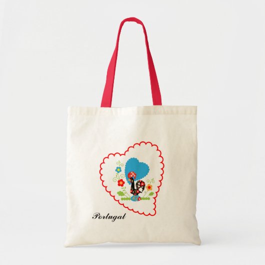 Portugese rooster tote bag (Voorkant)