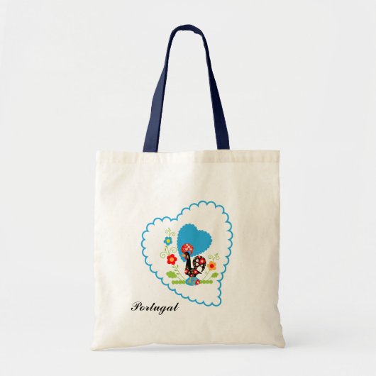 Portugese rooster tote bag (Voorkant)