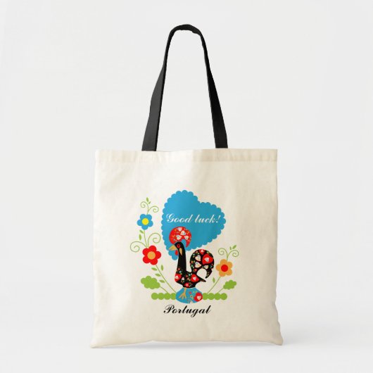 Portugese rooster tote bag (Voorkant)