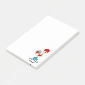 Portugese rooster van Barcelona in wit Post-it® Notes (Schuin)