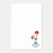 Portugese rooster van Barcelona in wit Post-it® Notes (Voorkant)