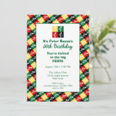 Portugese Rooster van de Birthday-partij van Barce Kaart (Staand voorkant)