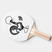 Portugese Rooster van geluk Tafeltennisbatje (Zijkant)