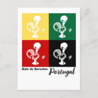 Portugese rooster van het kleurrijke patroon van B