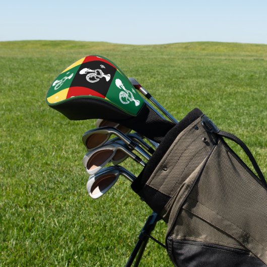 Portugese rooster van het kleurrijke patroon van B Golfheadcover (Insitu)