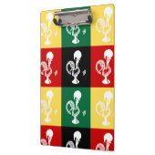 Portugese rooster van het kleurrijke patroon van B Klembord (Links)