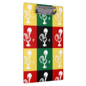 Portugese rooster van het kleurrijke patroon van B Klembord (Rechts)