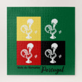 Portugese rooster van het kleurrijke patroon van B Legpuzzel (Verticaal)