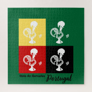 Portugese rooster van het kleurrijke patroon van B Legpuzzel