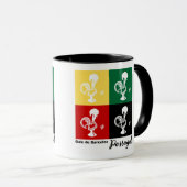 Portugese rooster van het kleurrijke patroon van B Mok (Voorkant rechts)