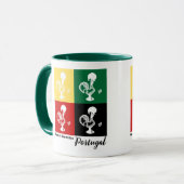 Portugese rooster van het kleurrijke patroon van B Mok (Voorkant links)