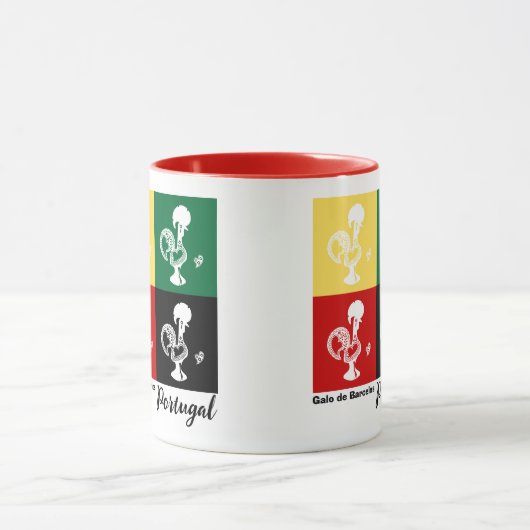 Portugese rooster van het kleurrijke patroon van B Mok (Midden)