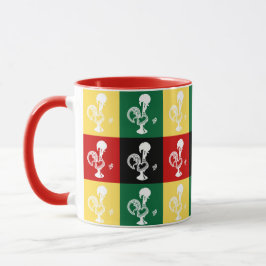 Portugese rooster van het kleurrijke patroon van B Mok