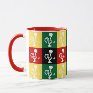Portugese rooster van het kleurrijke patroon van B Mok