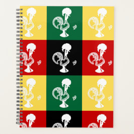 Portugese rooster van het kleurrijke patroon van B Planner