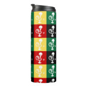 Portugese rooster van het kleurrijke patroon van B Thermosbeker (Geroteerd rechts)