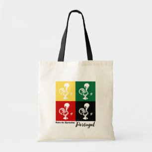 Portugese rooster van het kleurrijke patroon van B Tote Bag