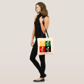 Portugese rooster van het kleurrijke patroon van B Tote Bag (Voorkant (model))