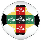 Portugese rooster van het kleurrijke patroon van B Voetbal (Gedraaid)