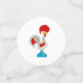 Portugese Rooster van Luck Confetti (Kleine voorkant)