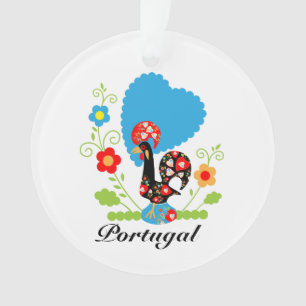 Portugese Rooster van Luck Ornament