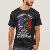 Portugese rots geboren Amerikaans shirt (Voorkant)