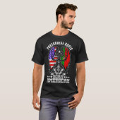Portugese rots geboren Amerikaans shirt (Voorkant volledig)