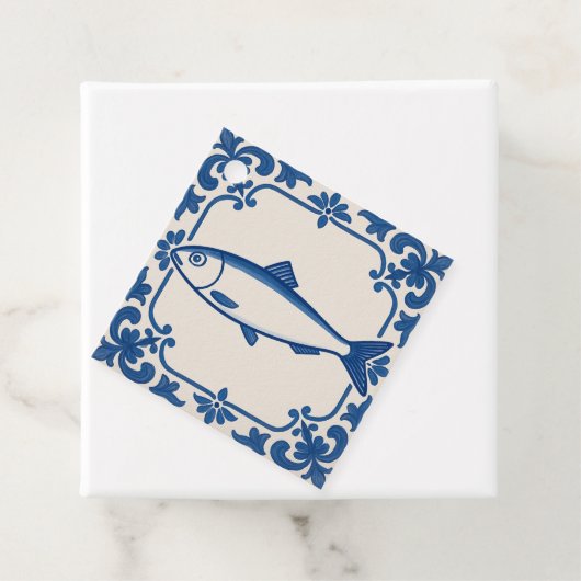 Portugese sardine - bedankjes labels (In situ)