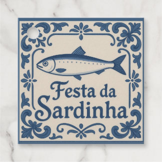 Portugese sardine - bedankjes labels