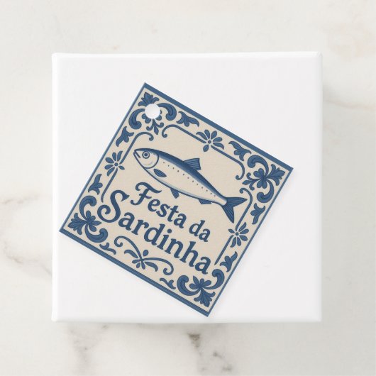 Portugese sardine - bedankjes labels (In situ)