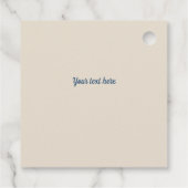 Portugese sardine - bedankjes labels (Achterkant)