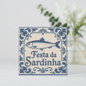 Portugese sardine - kaart (Staand voorkant)