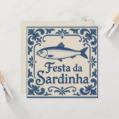 Portugese sardine - kaart (Voorkant / Achterkant in situ)