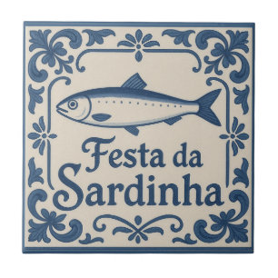 Portugese sardine - tegeltje