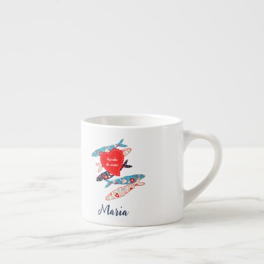 Portugese sardines espresso kop (Rechts)