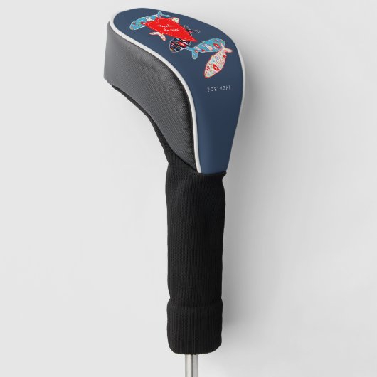Portugese sardines golfheadcover (Schuin)