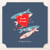 Portugese sardines kartonnen onderzetters (Voorkant)