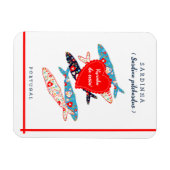 Portugese sardines magneet (Horizontaal)