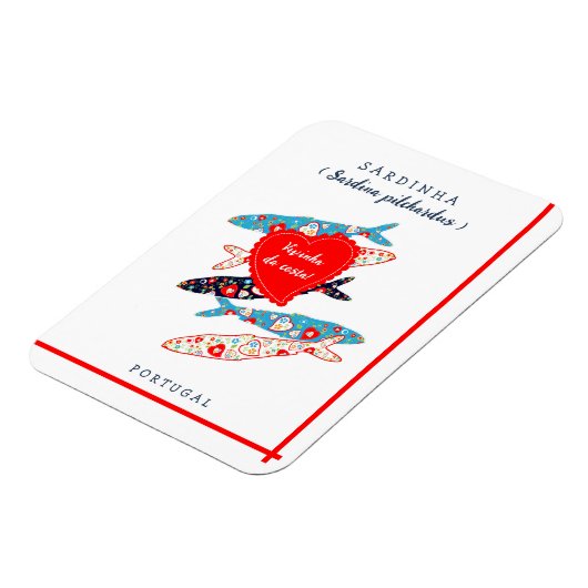 Portugese sardines magneet (Linkerzijde)