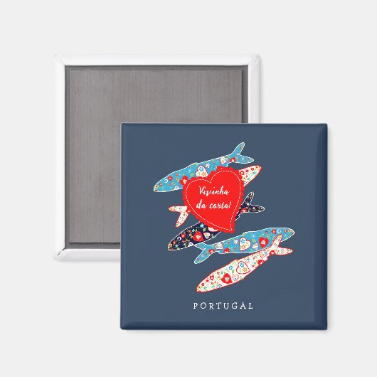 Portugese sardines magneet (Voorkant / Achterkant)