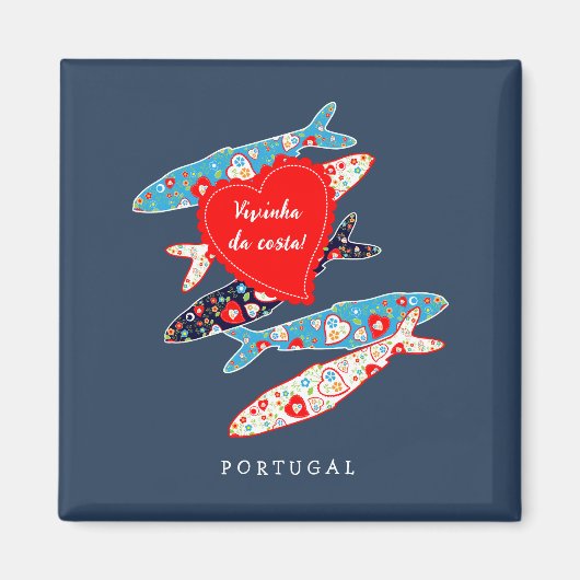 Portugese sardines magneet (Voorkant)